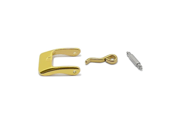 Dornschließe (HeDS-2004) Standard 06mm Edelstahl goldfarben poliert