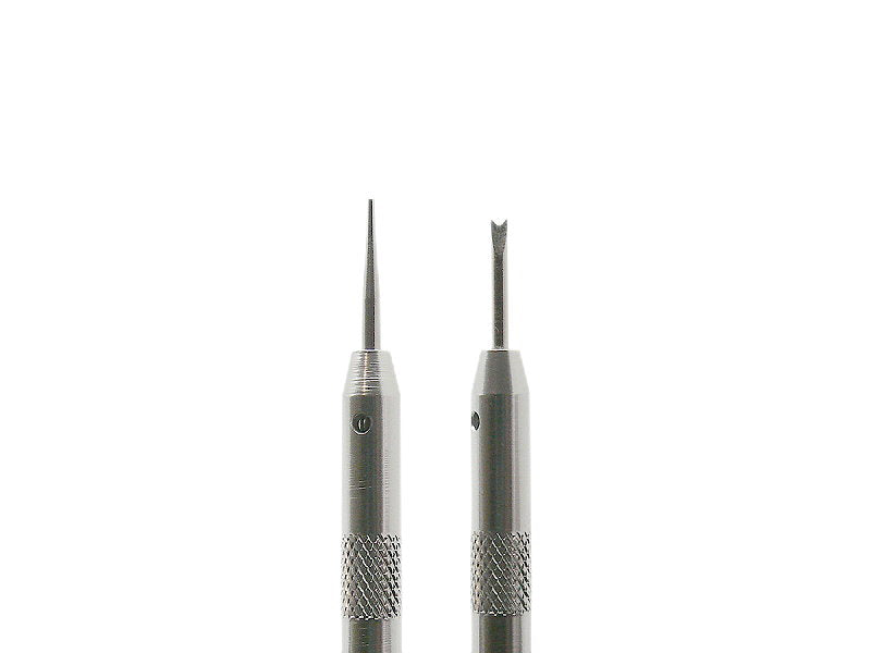 Federstegwerkzeug Matterhorn mit Gabel und Spitze für Uhrenarmband- und Schließenwechsel von MEYHOFER