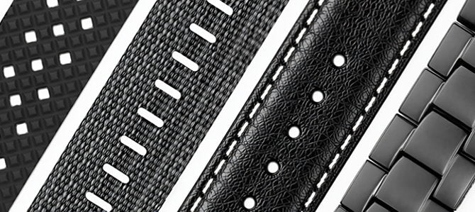 Alle Uhrenarmbänder in schwarz