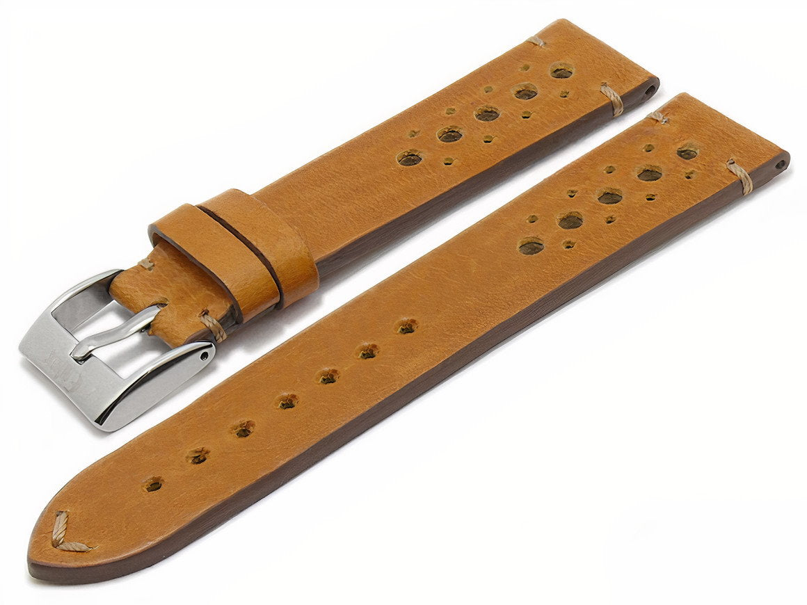 Premium-Uhrenband Cavallo Made in Germany goldbraun von EULUX