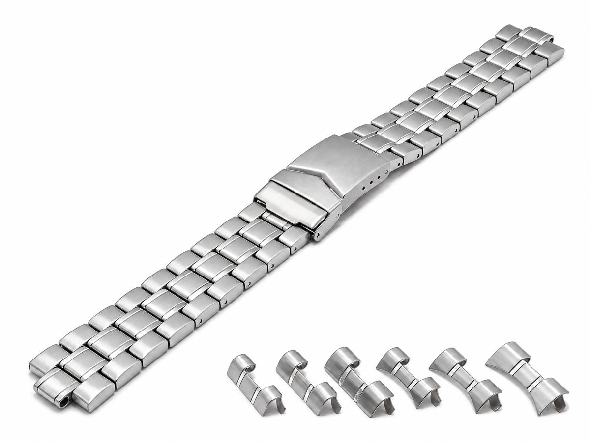 Uhrenarmband Edelstahl 18-22mm von EULIT (Stalux)