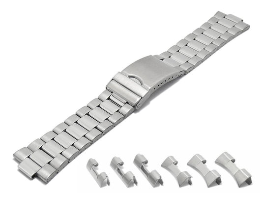 Edelstahl-Uhrenband mit Wechselanstößen 22mm 24mm 26mm von EULIT (Stalux)