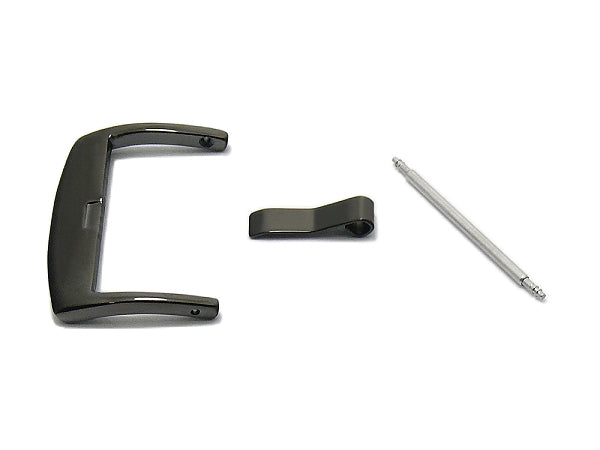 Breitdornschließe (HeBD-2018) 26mm Edelstahl schwarz poliert