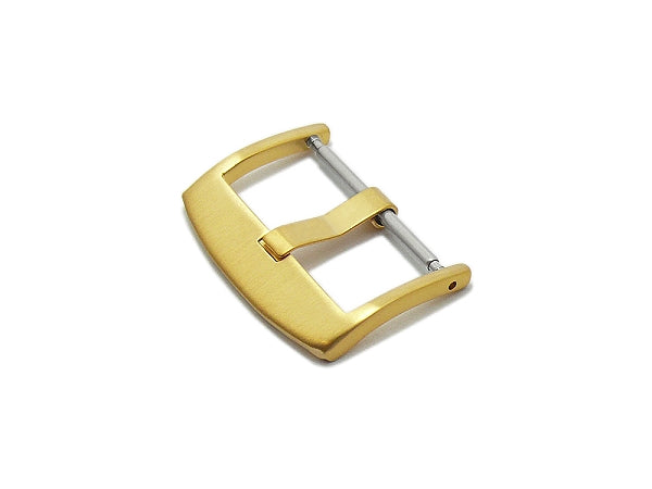 Breitdornschließe (HeBD-2019) 24mm Edelstahl goldfarben gebürstet