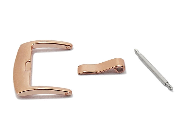Breitdornschließe (HeBD-2020) 22mm Edelstahl roségoldfarben poliert