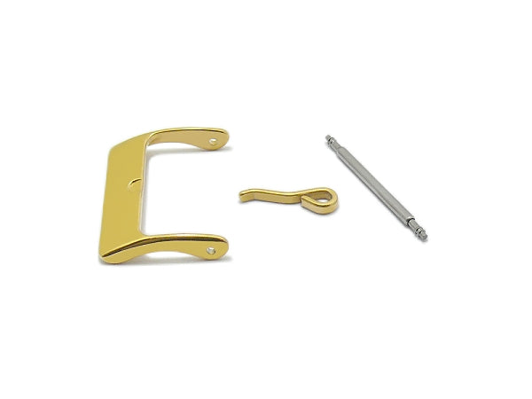 Dornschließe (HeDS-2004) Standard 20mm Edelstahl goldfarben poliert