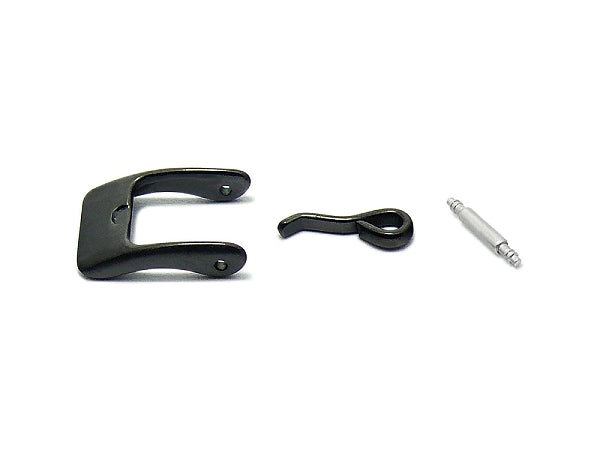 Dornschließe Standard (HeDS-2005) 10mm Edelstahl schwarz matt