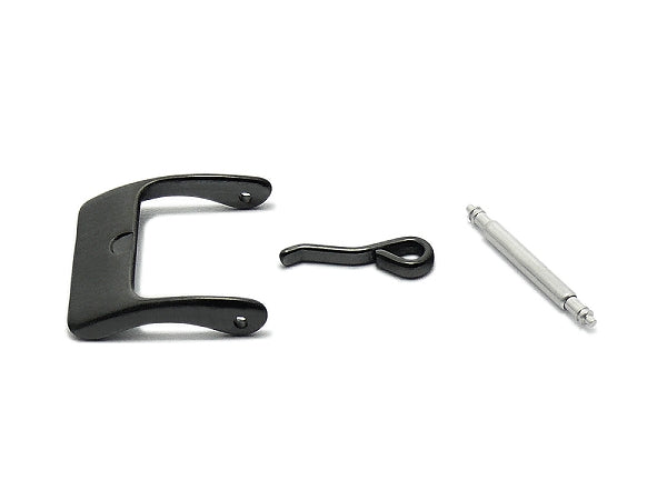 Dornschließe Standard (HeDS-2005) 14mm Edelstahl schwarz matt