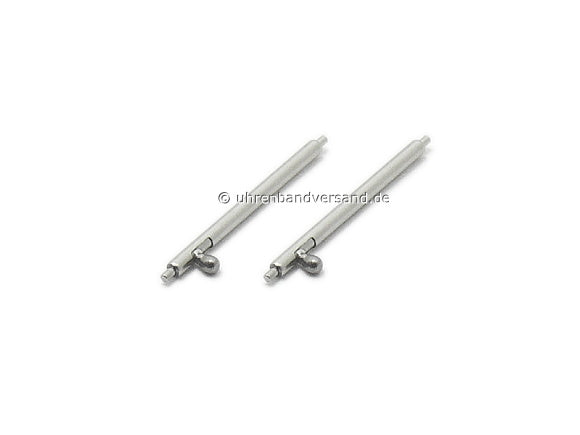Schnellwechsel-Federstege EASY-CLICK (1 Paar) Edelstahl 19mm Durchmesser 1.5 mm