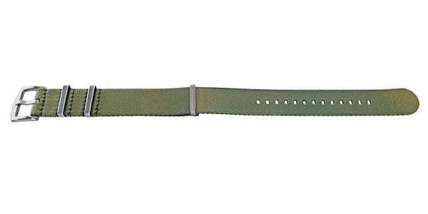 Uhrenarmband Vacaville 18mm grün Textil/Synthetik Durchzugsband im NATO-Style von MEYHOFER