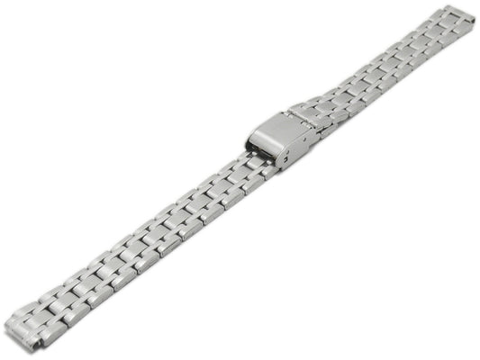 Uhrenarmband Lansing 10mm Edelstahl gefaltet teilweise poliert mit Schiebeverschluß von MEYHOFER