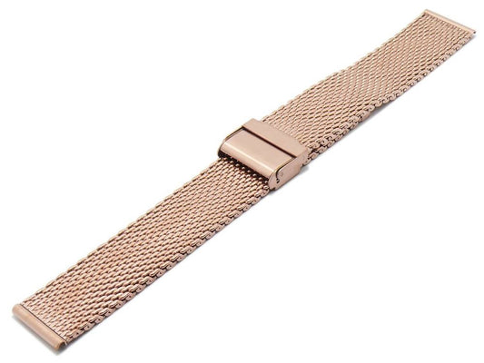 Milanaise-Uhrenband Hopewell extralang XL roségold