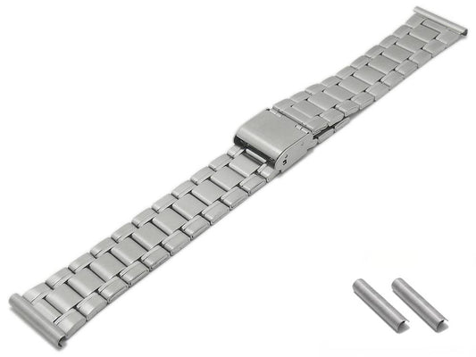 Metall-Uhrenband Wilkinsburg, 2-teilig, Edelstahl, Schiebeverschluss, 18-20mm