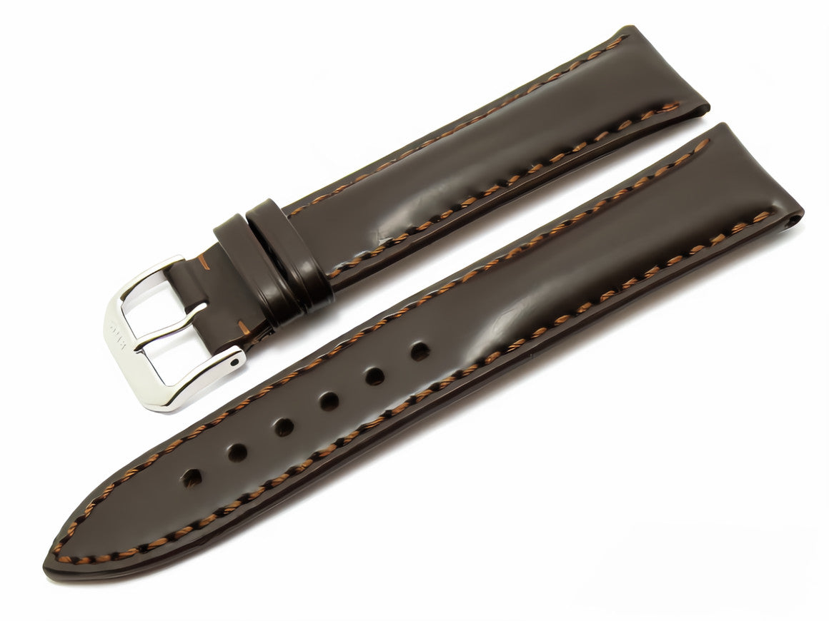 Uhrenarmband Moscow Juchtenleder dunkelbraun von RIOS1931
