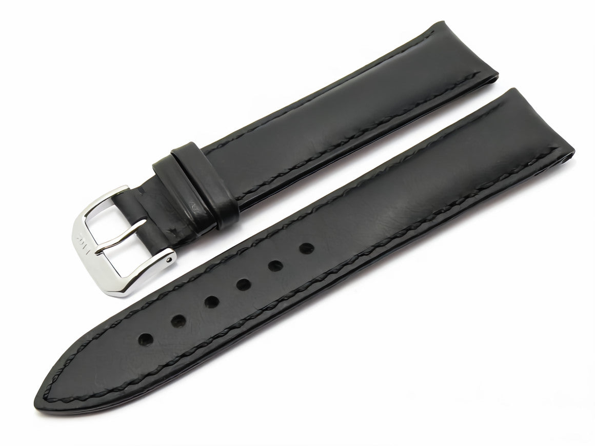 Uhrenarmband Moscow Juchtenleder schwarz von RIOS1931