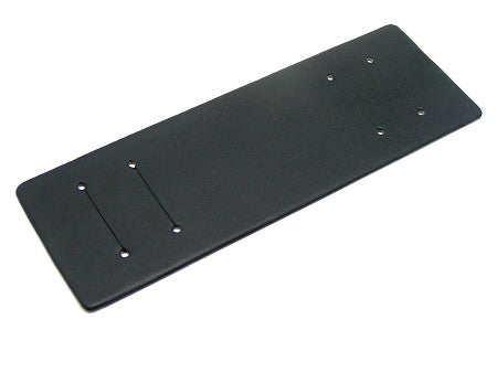 Lederunterlage für Armbanduhren 08-14mm schwarz glatte Oberfläche matt